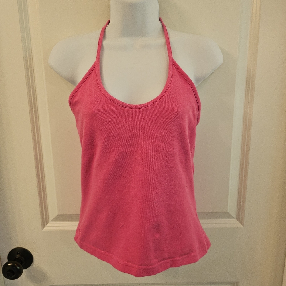 Lilly Pulitzer White Tag Women's Vibrant Pink Halter Top | Size M